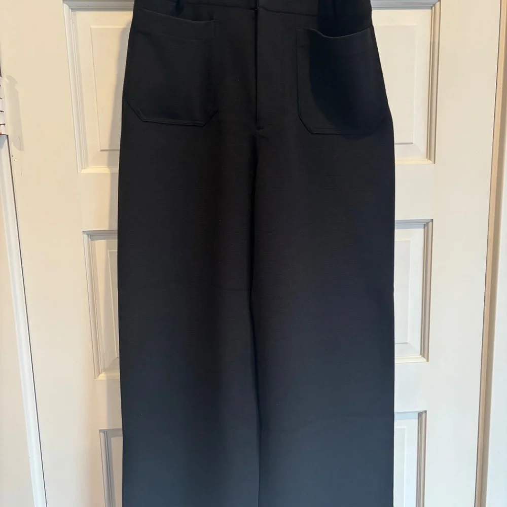 Maeve The Colette Cropped Wide-Leg Knit Pants - Picture 2 of 6